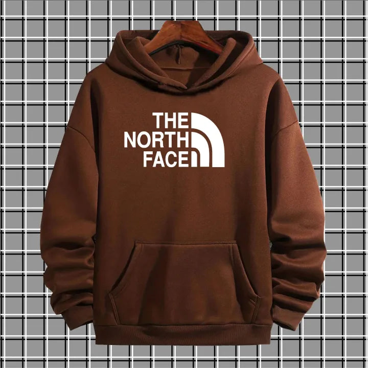 trendy printed fleece kangroo hoodie for boys