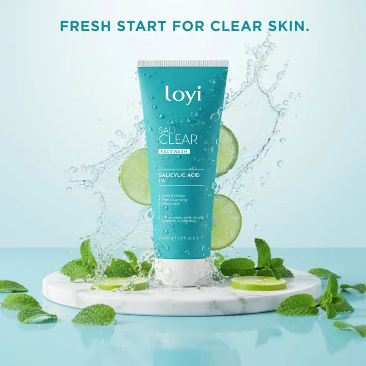 Loyi Salicylic Acid Face Wash Oil Control,Blackhead Remover