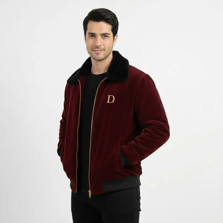 Men’s Velvet Winter Jacket