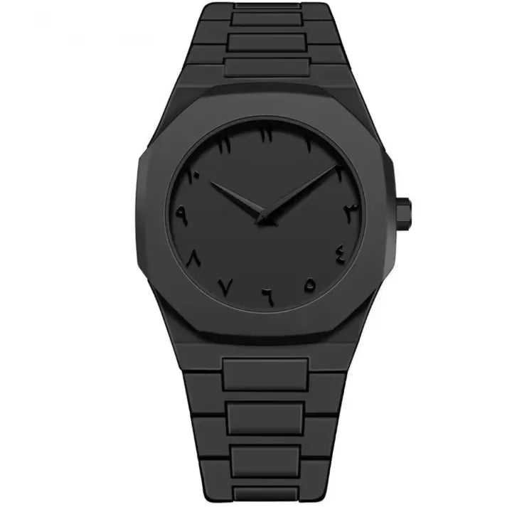 Black Arabic Aura Watch For Men